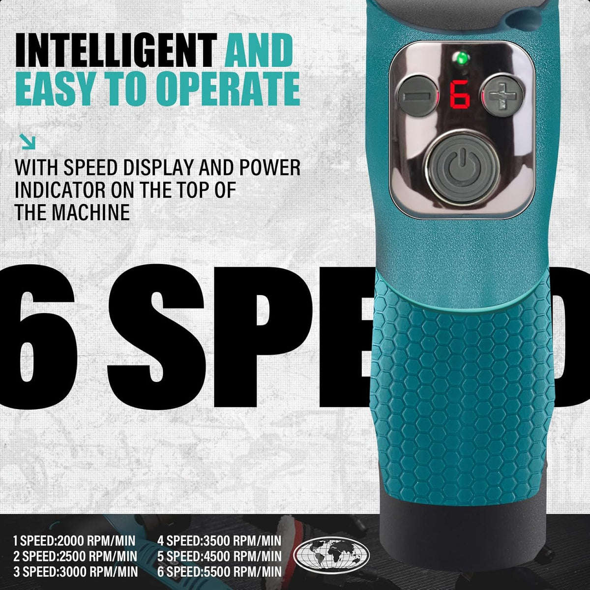 Autopolijstmachine op accu, mini-polijstmachine, 30 mm/75 mm, 6 roterende en excentrische snelheden, polijstset voor detail en autowas, met doos