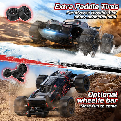 RC Auto 1:14 – Afstandsbestuurbare Auto – Radiografische Auto – Off-Road Auto – Truggy – Borstelloze Motor 75+ Km/U – 4WD Waterdicht