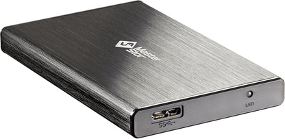 MasterStor 1TB externe harde schijf USB 3.0 ultra snelle harde schijf 2,5-inch draagbare SATA laptop harde schijf zwart (1TB)