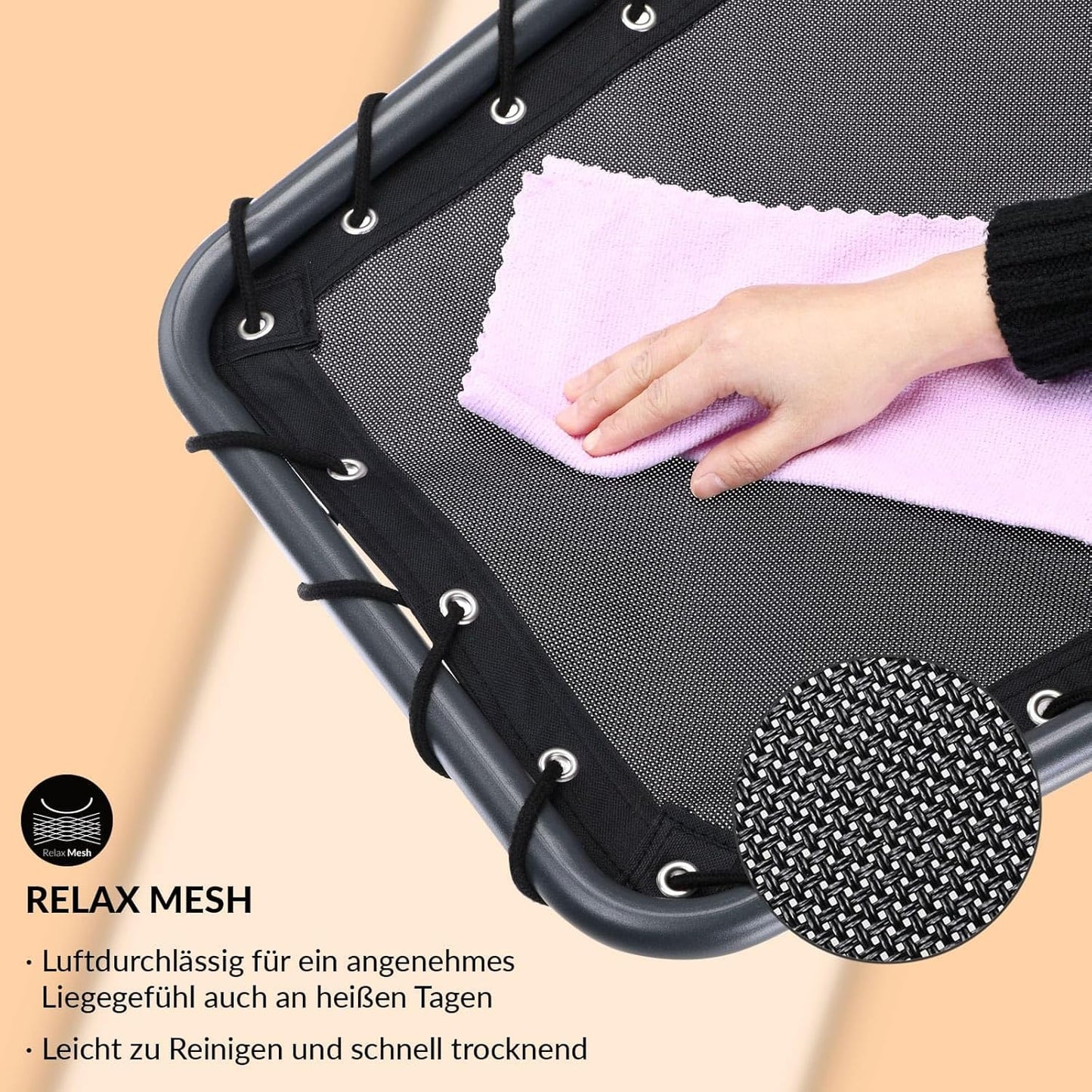 Loungestoel – Relaxstoel – Draaibare stoel – Tuinstoel – Balkonstoel – 360° Draaibaar – Weerbestendig Stalen Frame – Comfortabel Afneembaar Kussen – Antraciet