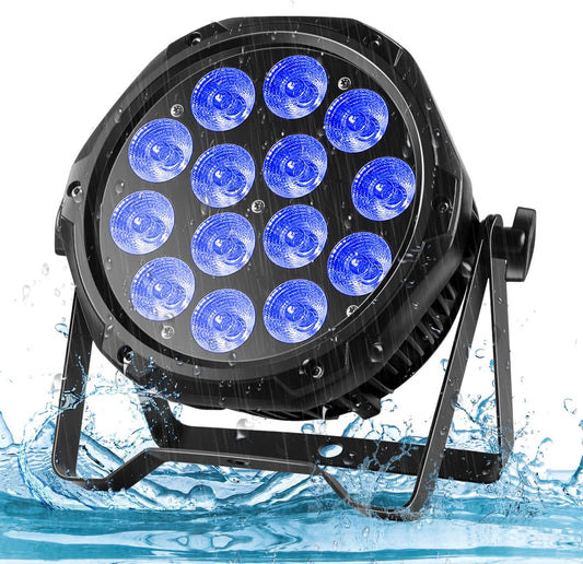 RGBW LED Stage Light – LED Spot – Par Licht – DJ Verlichting – Disco Lamp – 14 RGBW LEDs – IP65 Waterdicht – 140W Krachtige Verlichting