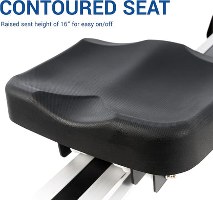 Roeitrainer – Roeimachine – Roeiapparaat – Hometrainer – Fitnessmachine – 8 Magnetische Weerstandsniveaus – Inklapbaar Met Ergonomisch Zadel