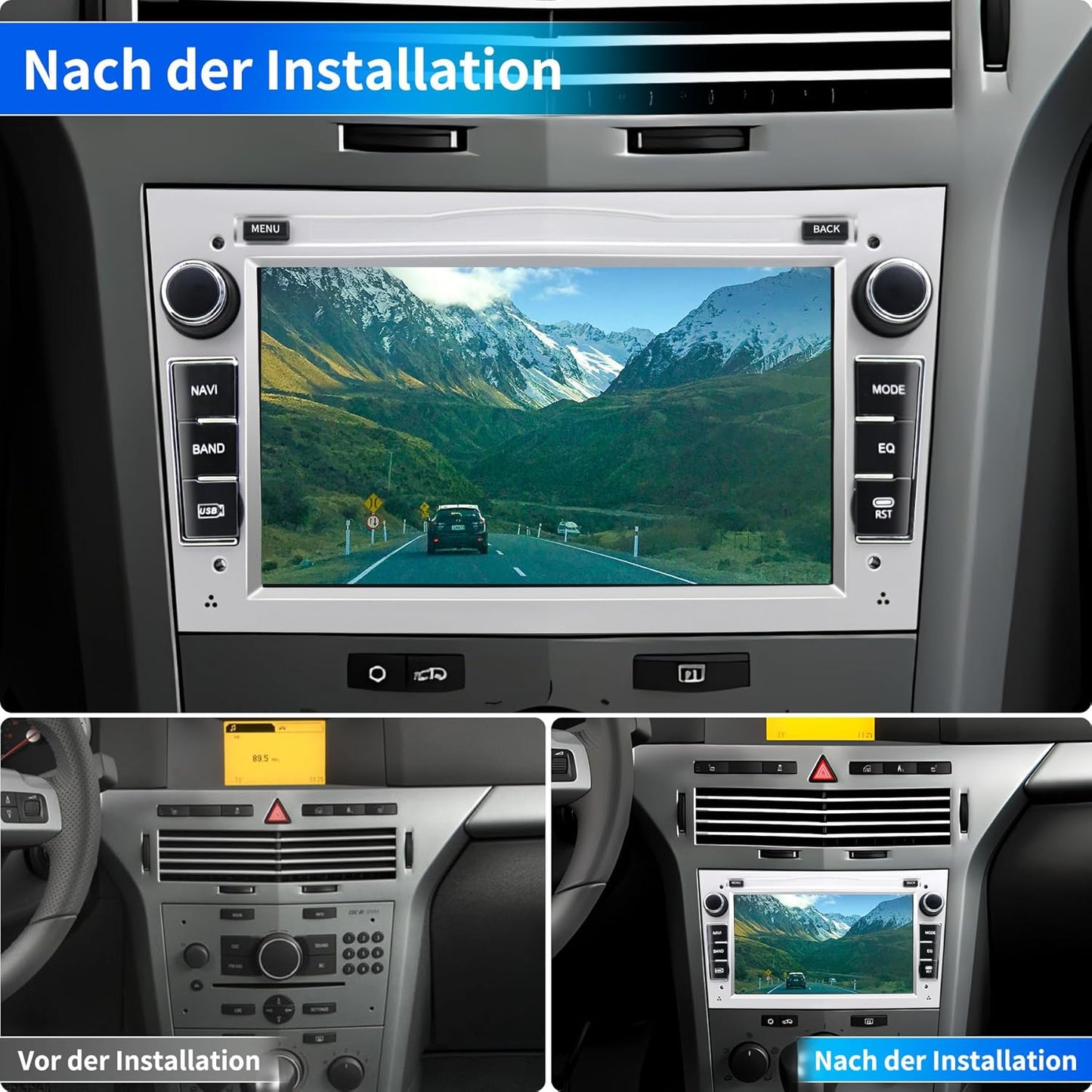 Autoradio – Autoradio Systeem – Auto Stereo – Auto Multimedia – Autoradio Unit – Android 13 Met 2GB RAM & 32GB Opslag – 7-Inch Touchscreen Met GPS Navigatie & CarPlay Android Auto