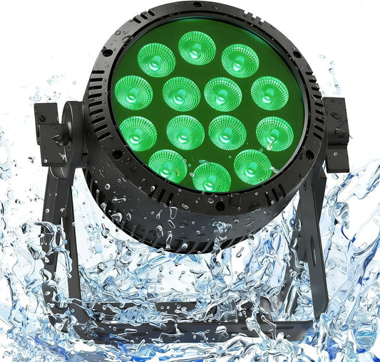 RGBW 200 W Par LED – Podiumverlichting – LED Spot – Stage Light – Show Verlichting – Waterdicht IP65 – 14 x 15W RGBW LEDs – Stroboscoopfunctie Tot 25 Hz