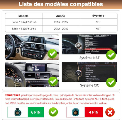 10,25 inch display voor BMW Serie 3 met NBT