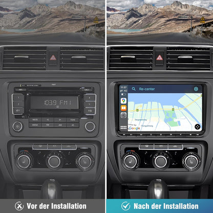 Autoradio – Multimedia Systeem – Autostereo – Infotainment – Radio – Android 13 – 9 Inch Touchscreen – Draadloos CarPlay & Android Auto