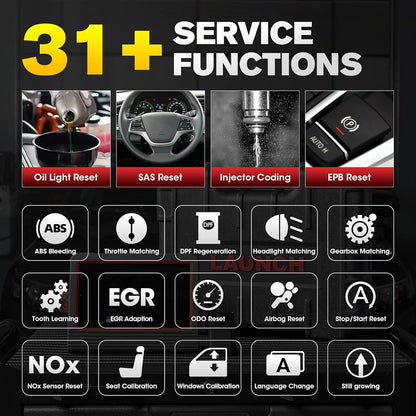 LAUNCH Start X431 PROS V -auto van het diagnostische apparaat van het compleet Level OE -systeem, bidirectionele controle, immobiele service, sleutelprogrammering, ECU -codering