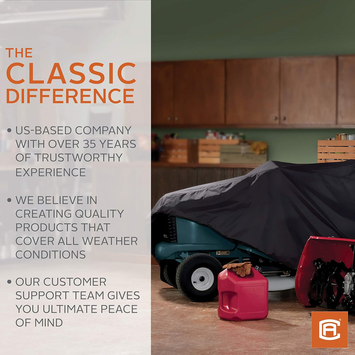 Classic Accessories Premium Garage Plank Cover