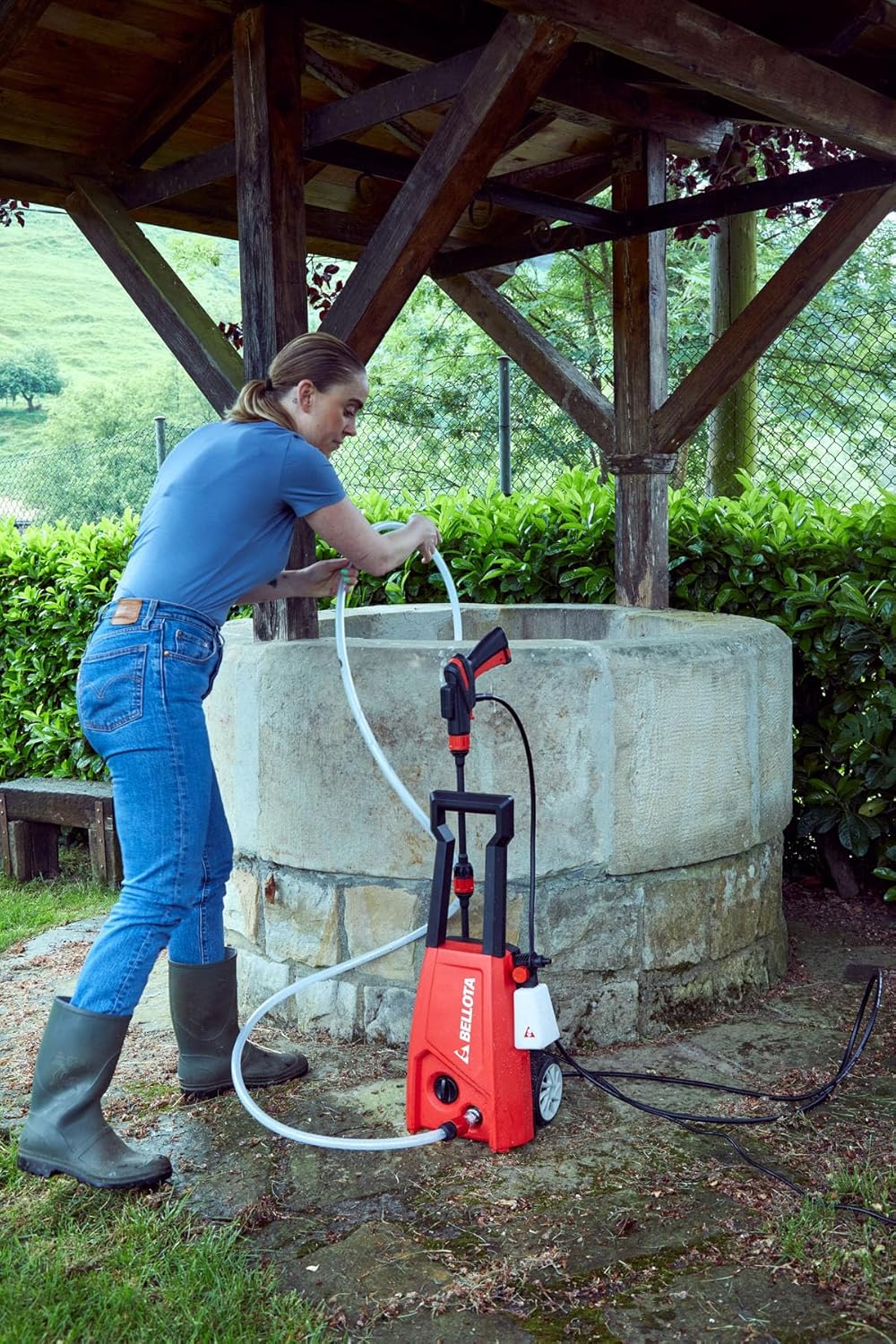 Hogedrukreiniger – Waterreiniger – Spuitreiniger – Schoonmaakapparaat – Drukspuit – 120 Bar Max Druk – No Force Pistool Met 3 Meter Slang