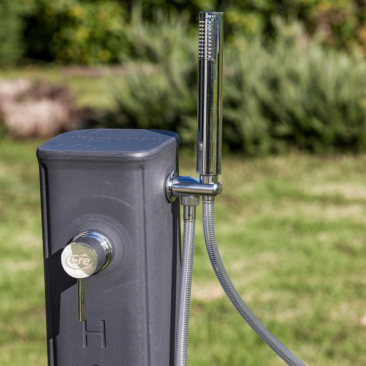 Gre DSM19 Premium Solar Shower, gemaakt van hars, met handvat, 19L Tank