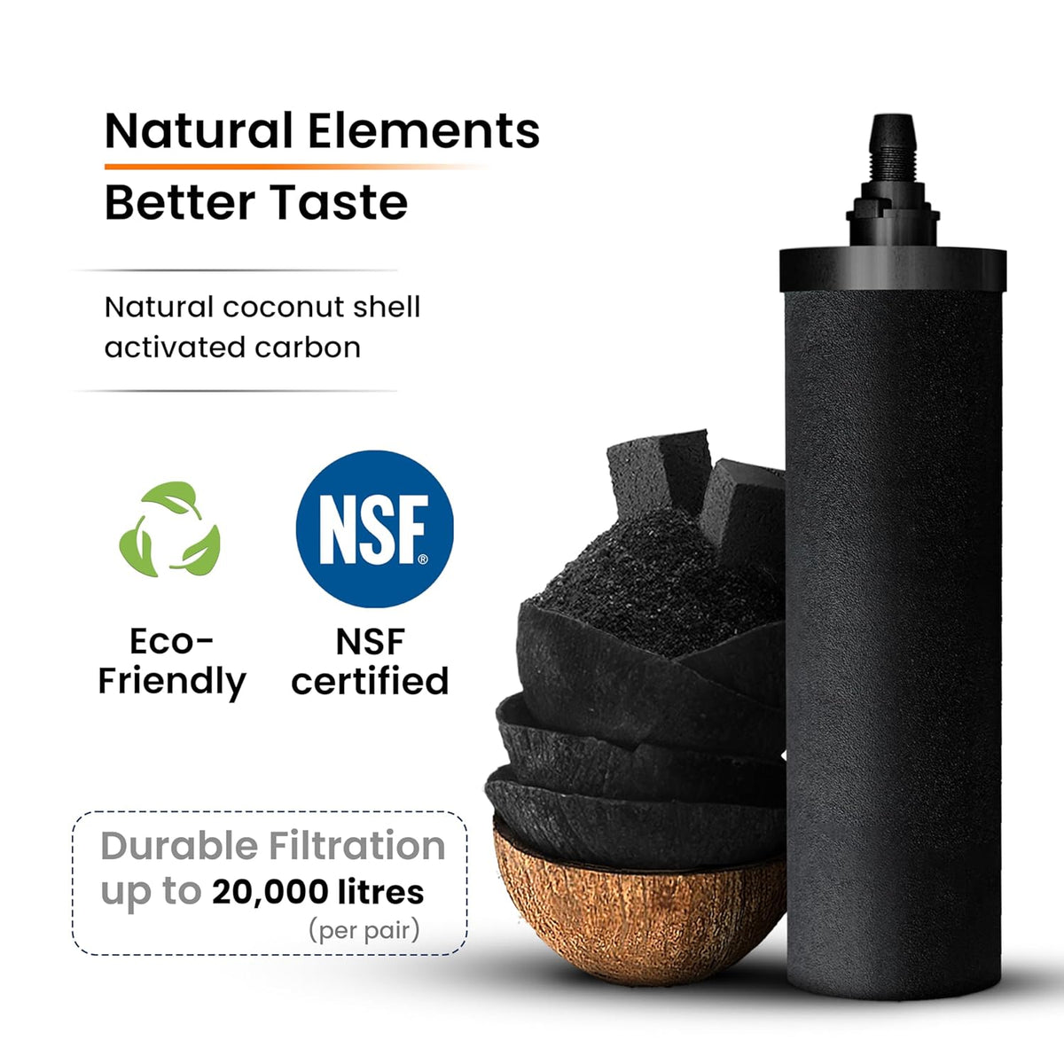 Zwaartekracht Waterfilter – Waterfiltersysteem – Drinkwaterfilter – Waterzuiveraar – Waterfilterkan – 6 Liter – 304 Roestvrij Staal
