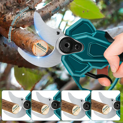 Draadloze elektrische snoeischaar voor Makita 18 V LCD-scherm, maximale opening, 65 mm, elektrische snoeischaar, accuschaar, tuinsnoeischaar voor het snoeien van bomen en struiken en fruitbomen