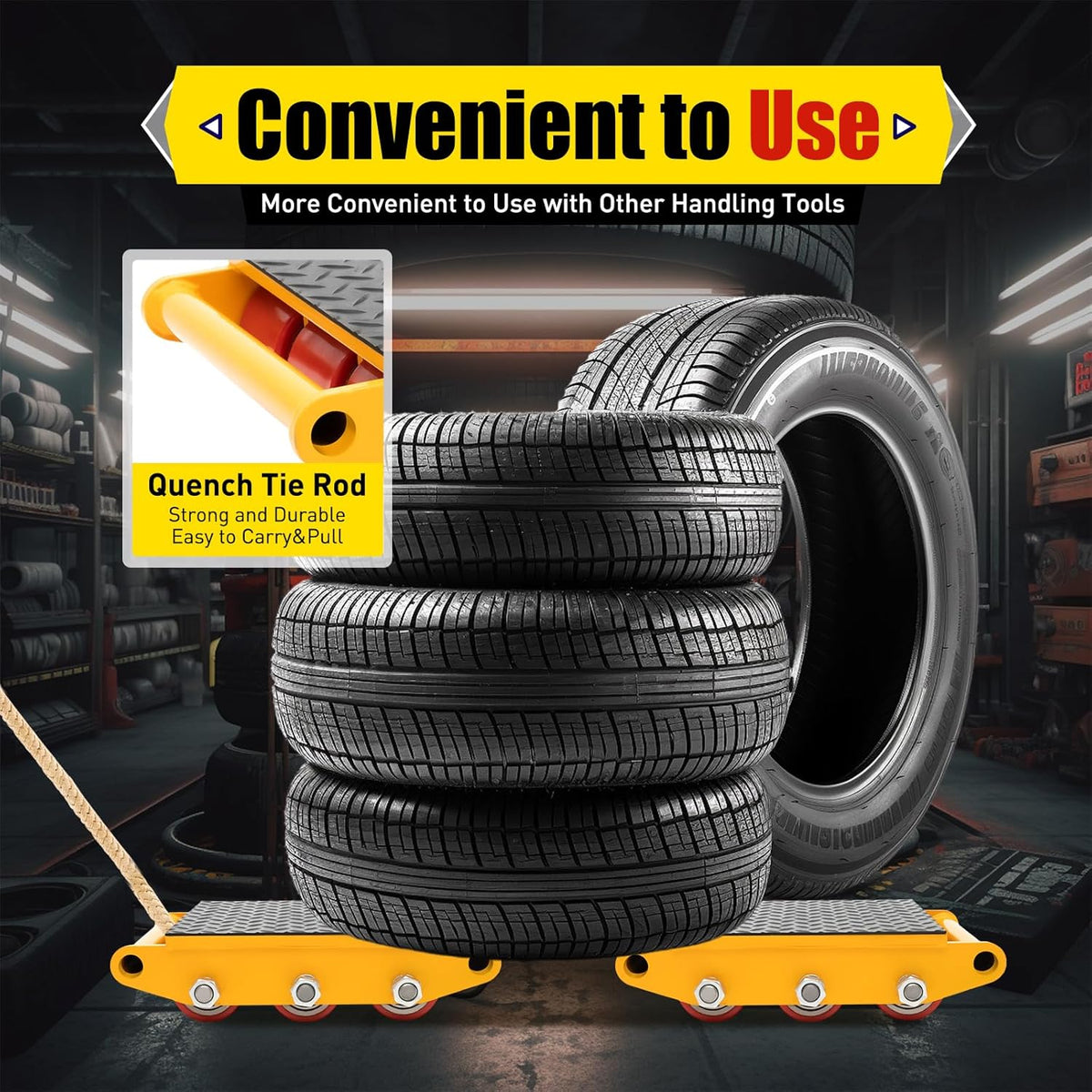 Armor Wheels, 15T, Cast Steel Transport Wheels, Industrial Roller, Heavy Load, 9 Wheels, 13000 lbs Steering System, High Quality Heavy Load - QUORE