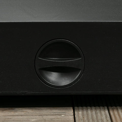 Parasolstandaard - Parasolvoet - met Wielen - voor Ø38-48 mm Parasolstang - Zand of Water Vulbaar - Metaal - 54.5 x 48 cm - Zwart