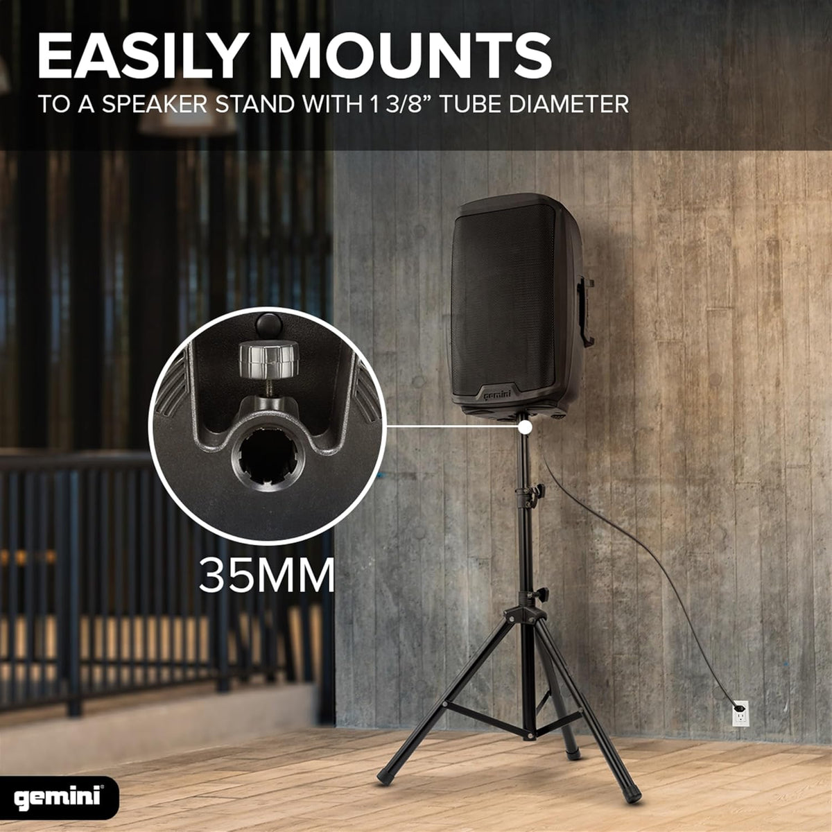 Gemini AS-2115P: 2000 WaTT Active 15" luidspreker