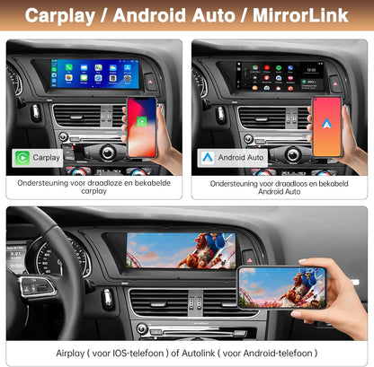 Autoradio's voor Audi A4 Touchscreenradio 8,9 inch voor A4 2009-2015 met 2G MMI-systeem Carplay Android Auto-display