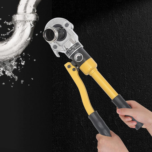 8T Hydraulic Crimping Plier, Ø16-32mm Hydraulic Crimping Plier, Fitting Tools, 360° Swivel Connecting Tube, Crimping Plier Tube TH Contour Tube Crimping Plier - QUORE