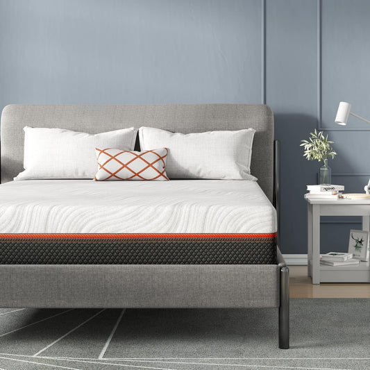 Matras – Bedmatras – Slaapsysteem – Hoofdkussen Onderlaag – Pocketvering Matras – Traagschuim – 135x190 cm – Afritsbare Wasbare Hoes