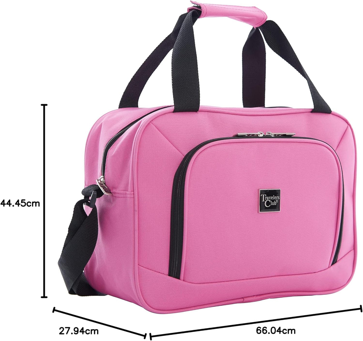 Travelers Club Midtown 4-delige bagageset met harde behuizing, Bubble Gum