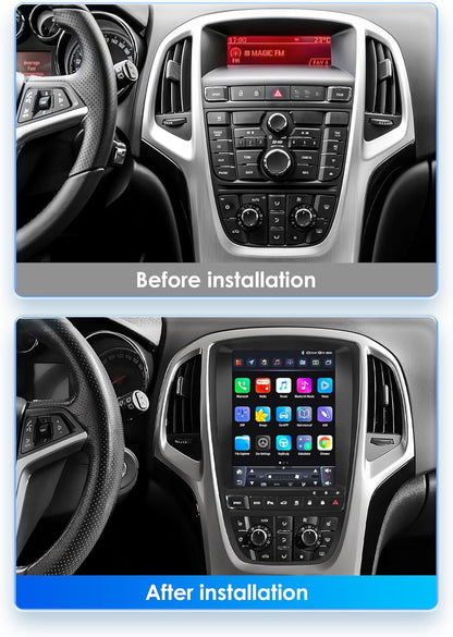Android 13 Autoradio – Multimedia Speler – Inbouw Radio – Navigatiesysteem – Touchscreen Unit – 9,7 Inch QLED Scherm – Draadloos Android Auto & CarPlay