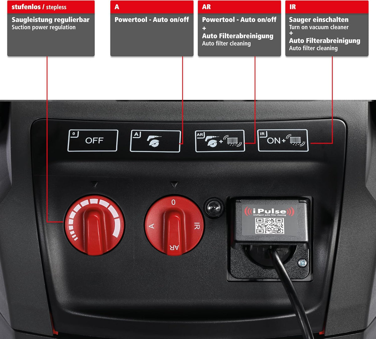 Starmix iPulse L-1635 TOP, nat- en droogzuiger, hoogwaardige industriële stofzuiger (1600 watt, 35 l)