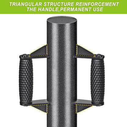 Hek Post Driver, 59 x 10,2 cm T Post Driver Tuin Schermen Rammer Pergola Post Pounder Tool Houten Post Knocker 12 lbs Boerderij Post Thumper voor U-kanaal met anti-slip ergonomische handgrepen