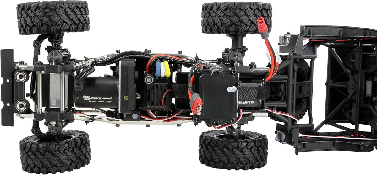 RC Crawler – RC Auto – Offroad Buggy – Scale Crawler – 1:12 RTR – Borstelloze Motor 3500 KV – Aluminium Carrosserie Met LED-Verlichting