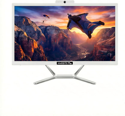 All-in-One PC – Alles-in-één Computer – Desktop Computer – All-in-One Desktop – 24 Inch Full HD Scherm – Intel Core i5 3,6 GHz – 16 GB RAM – 512 GB SSD – Windows 11 Pro – WiFi 5 & Bluetooth 5.0 – Wit