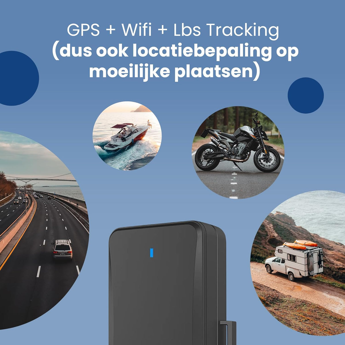 Portable PRO+ Magneet Tracker - Lifetime Free Tracking! - 5 jaar volledige service garantie (OTT-A4-001)