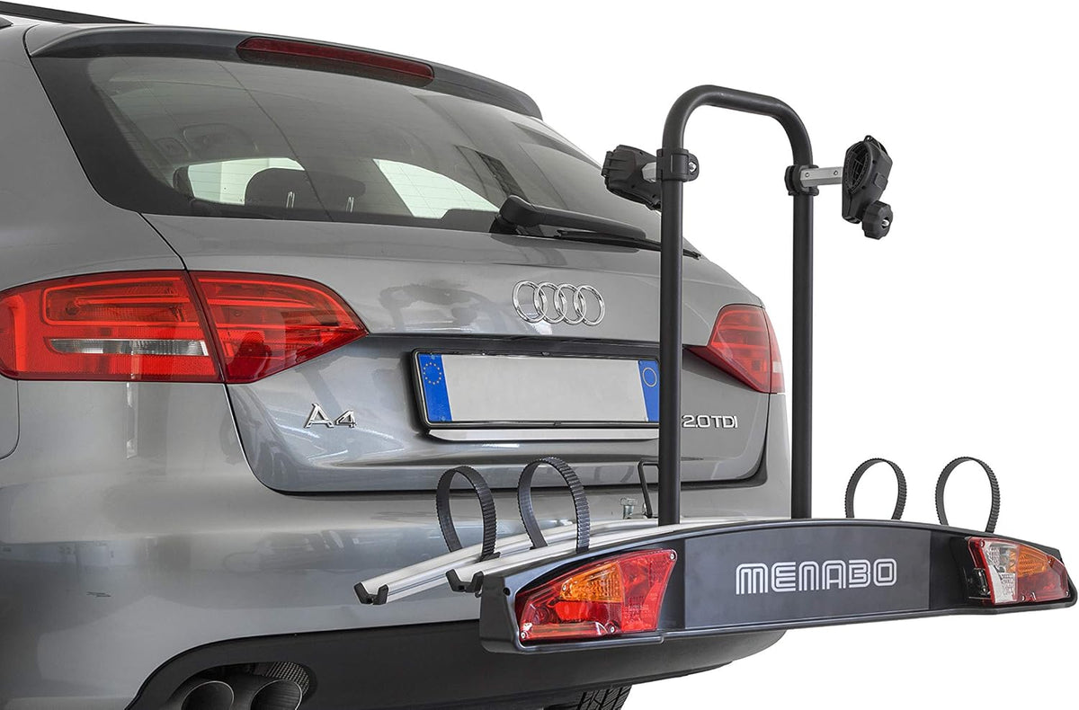 Fietsendrager – Fietsdrager – Trekhaakdrager – Fietsrek – Dubbele Fietsendrager – Kantelbaar – Stalen Frame met Aluminium Rails