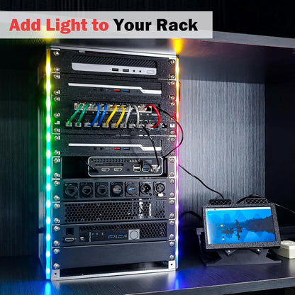 10U Open Frame Netwerkrack – Serverrack – Netwerkkast – Patchkast – AV-Rack – 10 Inch Formaat – Aluminiumlegering