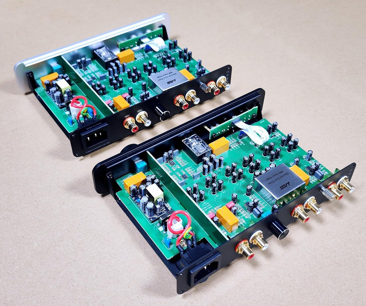 WAudio High Fidelity Phono voorversterker voor MM/MC draaitafels (zwart)