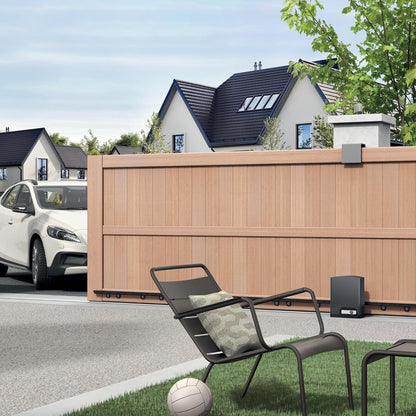 Orea Connect Aangesloten motorisatie voor schuifpoort, 8 m, 500 kg, 24 V, Avidsen
