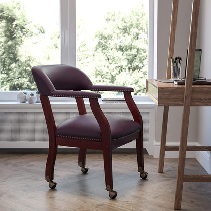Flash Furniture Loveseats, schuim, leer, staal, hout, bordeauxrood ledersoft, 61 cm B x 60 cm D x 80 cm H