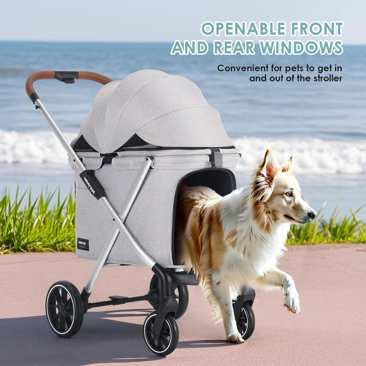 Beberoad X6 Pet Stroller, Grijs
