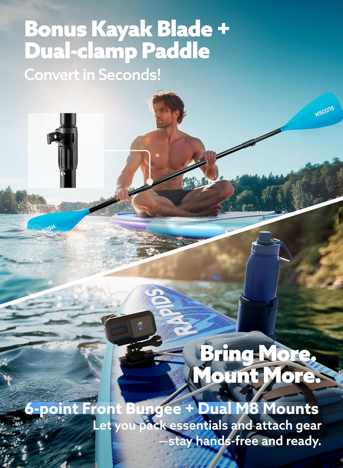 Rapids Blue 11'6" Adventure SUP