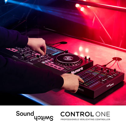 DMX-Controller – Lichtcontroller – DJ-Lichtcontroller – Verlichtingscontroller – DMX-Interface – 2 DMX-Universes – 1,5-Inch OLED-Scherm
