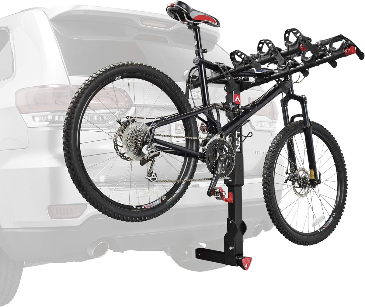 Allen Sports Premier Locking Quick Release 4-Bike Carrier voor 2 inch trekhaak, zwart