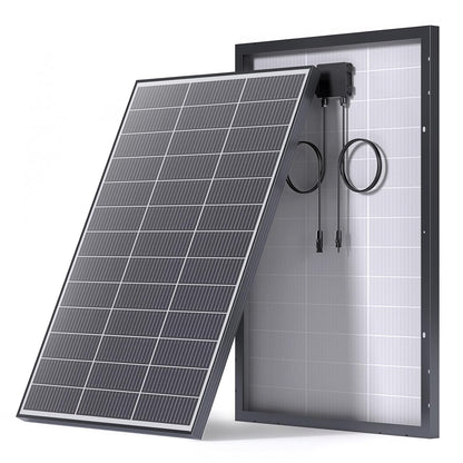 N-Type 16BB Zonnepaneel, 20.16V Monokristallijn Fotovoltaïsche Zonnecel, PV-Module voor 12 Volt-Batterijen, Caravan, Camper, Boot, Jacht, Dakhouders, Off-Grid (100W)
