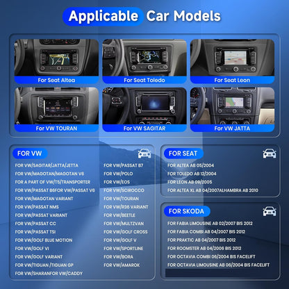 <font dir="auto" style="vertical-align: inherit;"><font dir="auto" style="vertical-align: inherit;">        4+64G: Hodozzy Carplay car radio for VW, Golf 5, Polo, Skoda with navigation/wifi, 9 inch VW car radio 2 Din Bluetooth with Android Auto/Mirror Lin