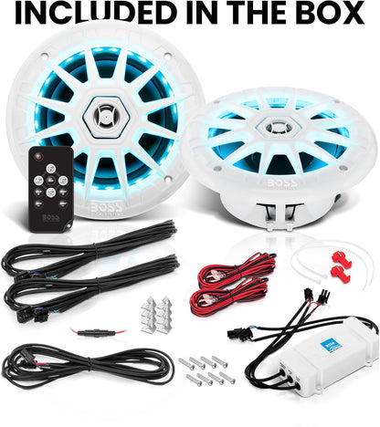Boss Audio Systems MRGB65 Ronde 2-weg 200W 2 stuks autoluidsprekers