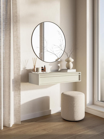 Selsey Evo Consoletafel, Engineered Wood, crème, 90 cm breed