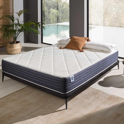 naturalex Supervisco | Soothing Contoured Supportive Memory Foam Mattress | EU Size 160x200cm | Prevents Cervical and Lumbar Pain | Enhanced Airflow for Added Freshness | Certified Pure