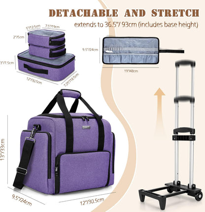BAFASO Make-up trolley tas,, lila, 33 cm