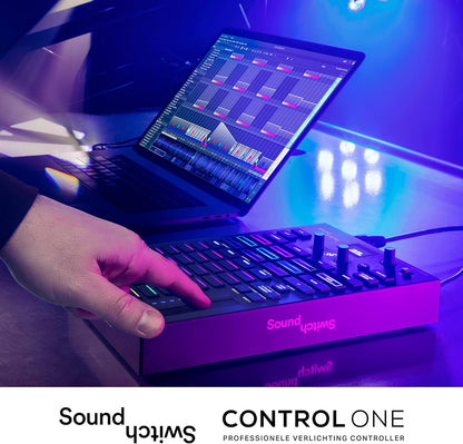 DMX-Controller – Lichtcontroller – DJ-Lichtcontroller – Verlichtingscontroller – DMX-Interface – 2 DMX-Universes – 1,5-Inch OLED-Scherm