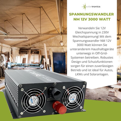 Spanningsomvormer 3000 Watt 12-230 V