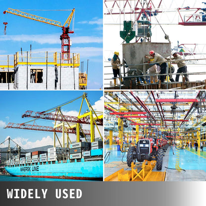 VEVOR Manual Winch 1.6 T, Hand Winch Rope 25 m, Cable for Trailer, Car, Boat, Strong and Stable Pull-Out Lever for Construction Sites Gates, Factories, Warehouse Transportation, Electricity