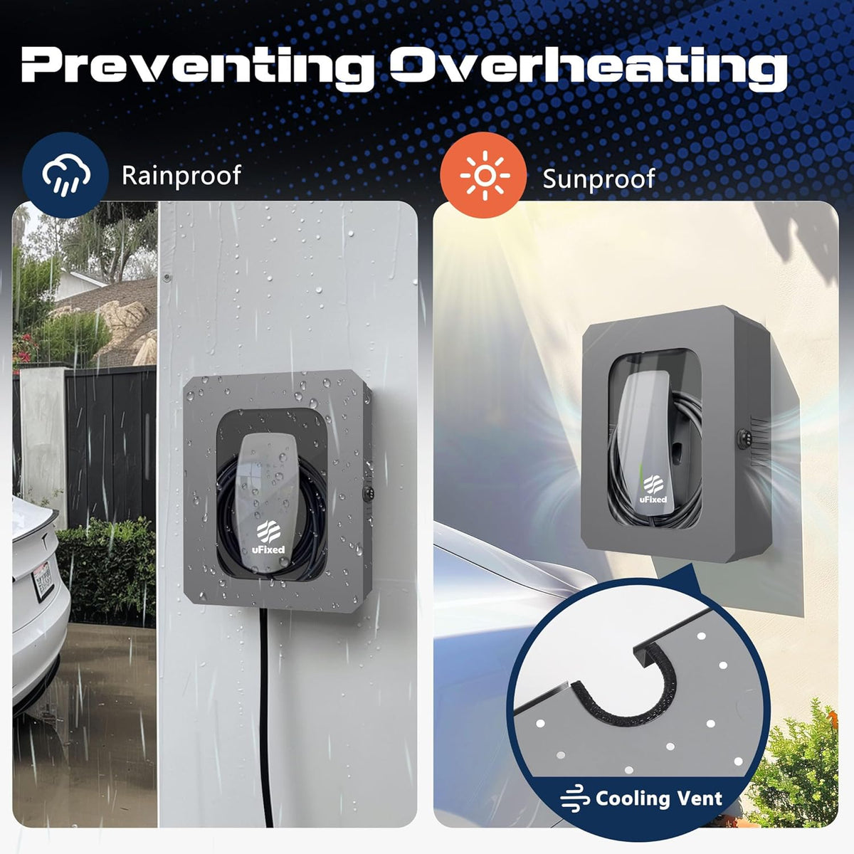 EV Charger Behuizing, Grijs