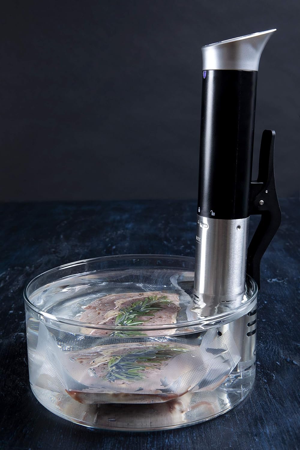 Gastronoma 18310009 WIFI Sous Vide Stick Garer, app in het Duits 1000 watt, roestvrij staal design