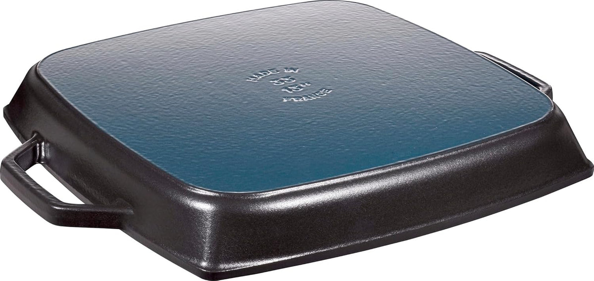Rectangular baking sheet with two handles, cast iron, - QUORE